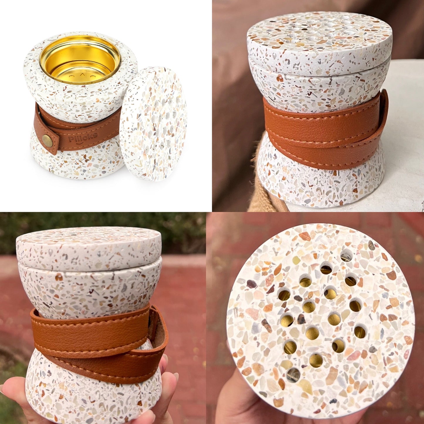 مبخر تيرازو مع قطعة جلد