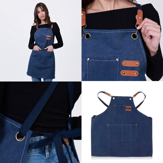 Jeans apron مريلة جينز